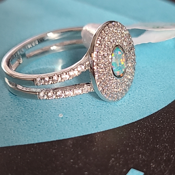 Fire opal ring - Picture 3 of 3